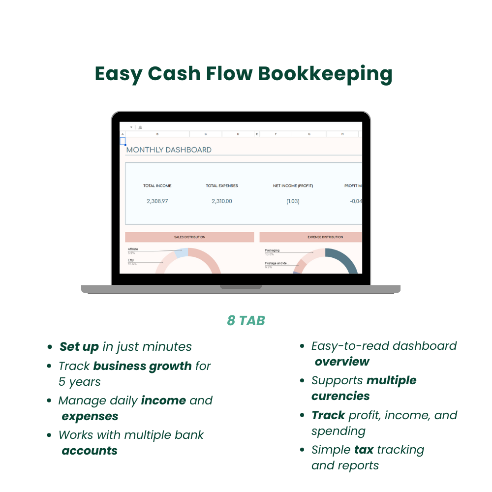 Easy Cash Flow Bookkeeping